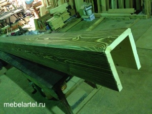 Балка деревянная, из сосны